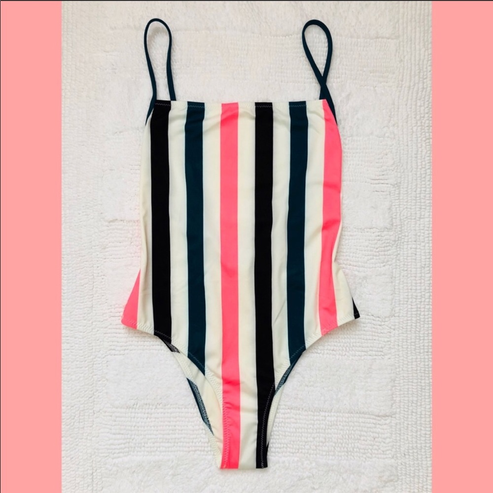 Solid and Striped Chelsea Swim Suit